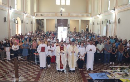 Paróquia Santo André Avelino celebra seu padroeiro com visita do Padre Lucas Gobbo, da Ordem dos Teatinos.